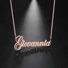 1pc Gold Silver Rose Gold Custom Double Heart Double Name Unlimited Necklace Stainless Steel Custom Necklace Pendant Personalized Choker Jewelry Birthday Gift For Best Friend Engagement Wedding Gift Jewelry Gift Valentines - Multicolor - View 22