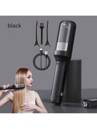 Uppladdningsbar hårtrimmer, trimmar automatiskt frissiga kluvna toppar, bärbar elektrisk bilhårklippare, present till hemmet, 500 mAh batterikapacitet