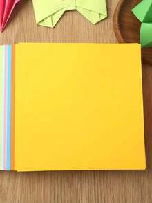 100 Sheets 6x6 Inch Double Sided Colored Craft Paper - Easy Fold Origami Paper For Kids, Beginners Arts And Crafts - Multicolor - View 6