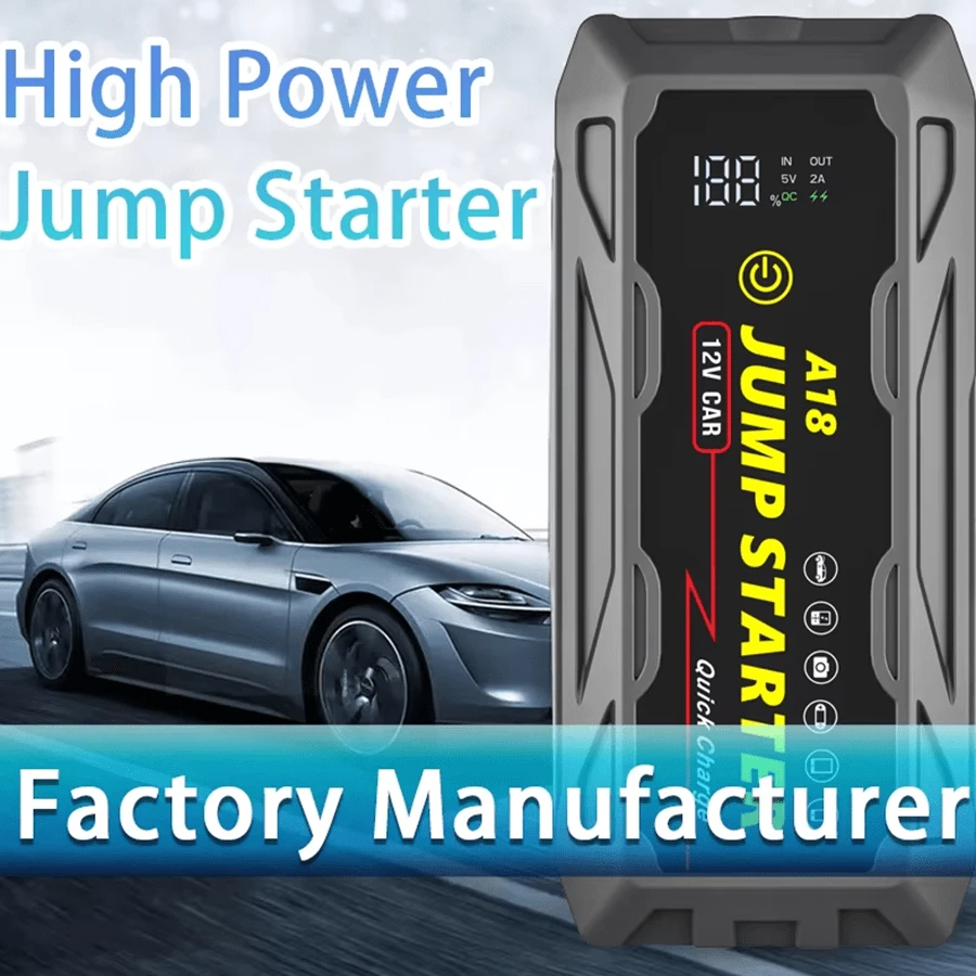 Jump Starter Car Jump Starter Auto Battery Pack 2000A 37000mWh Peak 12V