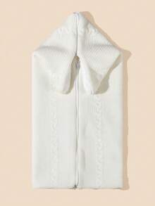 1 件针织、保暖内衬、厚实保暖毯，适用于婴儿推车、户外 - 彩色 - 查看 6