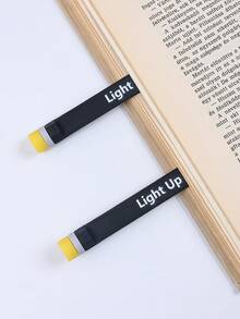 1PC, Dấu trang hình bút chì sáng tạo, Thích hợp sử dụng trong bóng tối Dấu trang phát sáng, Thích hợp để trang trí sách Phân trang Học tập Văn phòng phẩm Văn phòng phẩm lớp học - Nhiều màu - Xem 6