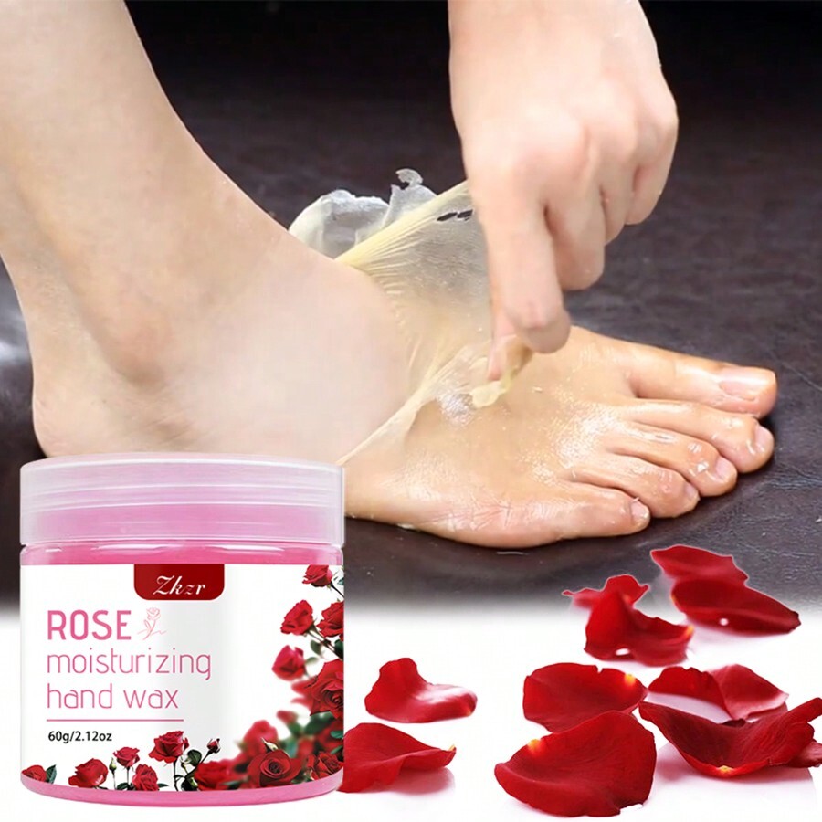Rose Hand And Foot Exfoliating Wax, Cleanses Skin, Removes Dead Skin