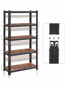 SONGMICS Utility Shelves - 棕色 - 查看 8