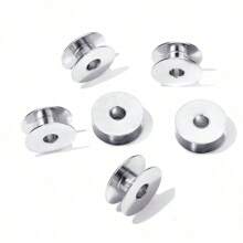 10pcs Industrial Sewing Machine Bobbins, Durable Aluminum Bobbins - Silver - View 6