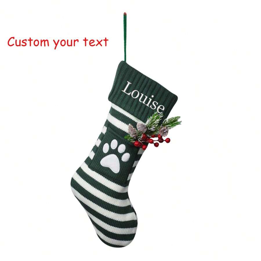 Personalised Red Christmas Stocking, Luxury Stockings - Santa, Snowman, Reindeer Or Penguin Stockings, Family Christmas Stockings