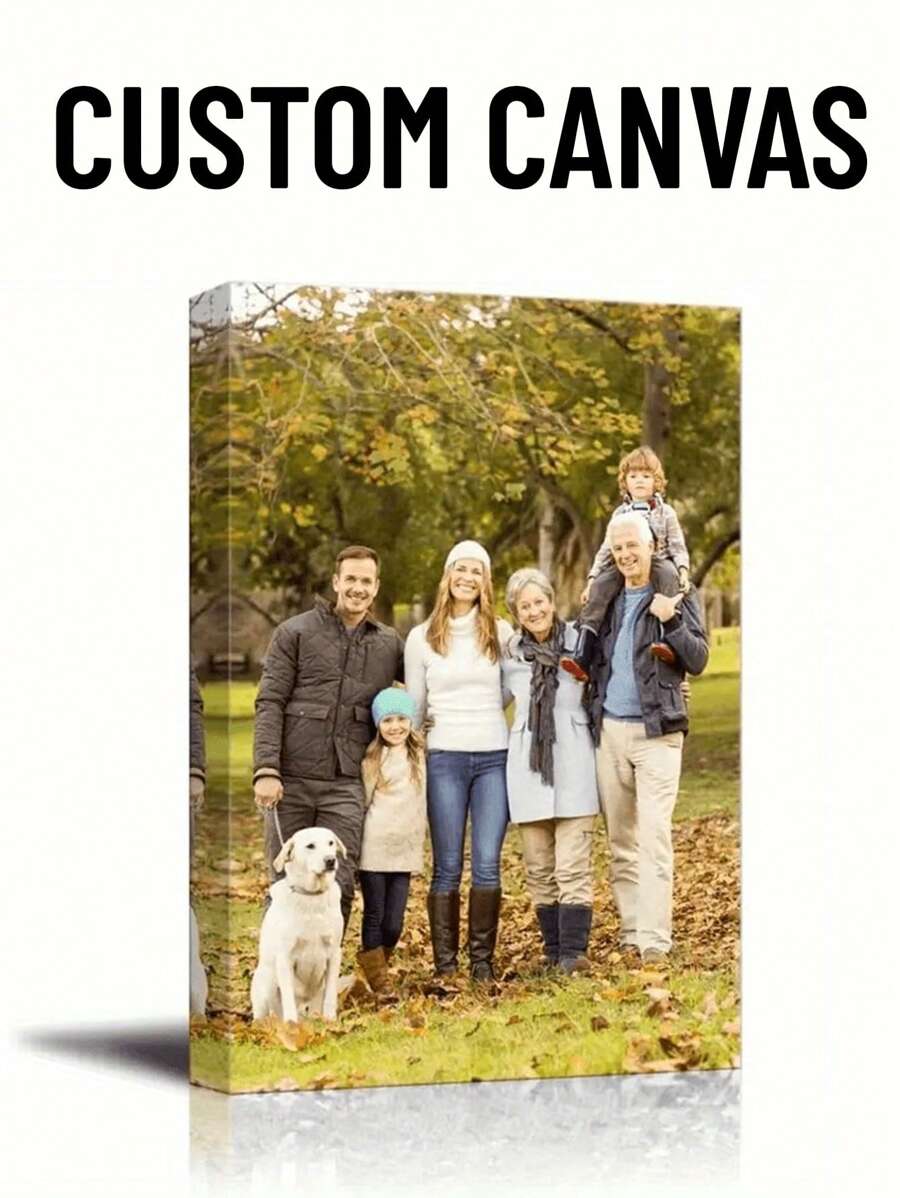 1pc Customizable Pine Photo Frames - Great For Personalizing Photos, Great For Bedroom And Living Room Decor, Great For Weddings, Valentine's Day Decor Ornamental Fashionable, Exquisite Custom, Personalized, Unique Ideal Gifts For Her, Boyfriend, Girlfriend, Dad, Family, Mom, Friends, Pets, Son, School Students, Daughter, Workers For Valentine's Day Mother's Day - Multicolor - View 1