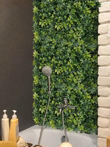 1pc Artificial Boxwood Wreath, 10 Inch/25cm, 20 Inch/50cm, Aglaia Odorata Artificial Flower Wall, PE Material, Garden/Home/Office/Outdoor Party Decor, Spring/Summer Decoration, Valentine Day, Gift - Green - View 3