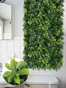 1pc Artificial Boxwood Wreath, 10 Inch/25cm, 20 Inch/50cm, Aglaia Odorata Artificial Flower Wall, PE Material, Garden/Home/Office/Outdoor Party Decor, Spring/Summer Decoration, Valentine Day, Gift - Green - View 1