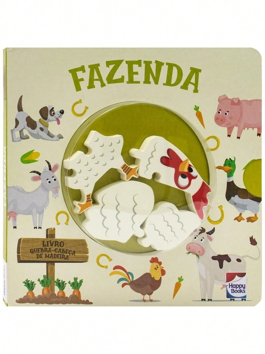 Wooden Puzzle Book: Farm - Sách đơn - Xem 1