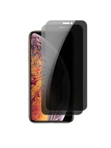 2pcs Anti-Spy, Anti-Fingerprint, Anti-Oil, Privacy Protection Tempered Glass Screen Protector, Compatible With IPhone 7/8/7Plus/8Plus/X/XS/XR/12/12Pro/12Plus/12Pro Max/12e Gift For Birthday, Family, Friends Phone Screen Protector, Phone Accessories