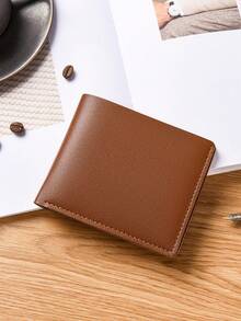 Men's Slim Wallet, Thin Bifold Wallet, Convenient Card Holder, Lightweight ID/Card Case, Unisex Coin Purse, Easy To Carry - Multicolor - View 4