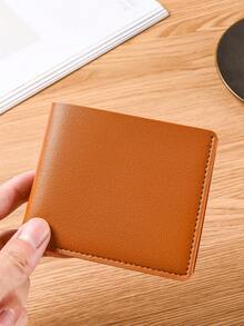 Men's Slim Wallet, Thin Bifold Wallet, Convenient Card Holder, Lightweight ID/Card Case, Unisex Coin Purse, Easy To Carry - Multicolor - View 11