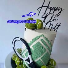 Customized Cake Decorations, Happy Birthday Cake Decorations, Customized Acrylic, Suitable For Any Occasion, Birthday, Anniversary Blessing, Family And Friend Gatherings, Personalized Customization