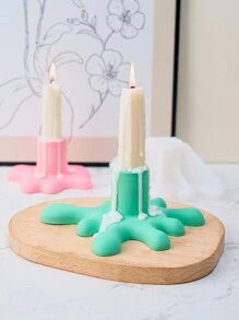 1 Khuôn nến silicon hình giọt nước dãi DIY Đế nến thạch cao bê tông thủ công - khuôn - Xem 3