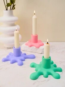 1 Khuôn nến silicon hình giọt nước dãi DIY Đế nến thạch cao bê tông thủ công - khuôn - Xem 4