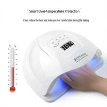 LIMEGIRL SUN X5 Plus UV LED Nail Dryer, LED Nail Lamp, UV Lamp, Suitable For Curing All Gel Nail Polish, Professional Gel Nail Dryer With 4 Timer Settings And Auto Sensor Nail Curing Device - EU C Type Plug(220-240V) - View 2