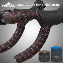 MOTSUV 公路自行车车把带，防滑耐磨透气包裹握把带，适用于固定齿轮自行车 - 彩色 - 查看 2