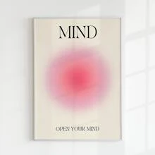 3Pcs/Set Unframed Vintage Motivational Quote Positive Aura Spiritual Grainy Gradient Wall Art, Aesthetic Room Decor, Waterproof Canvas Wall Art, Artwork Wall Painting For Gift, Bedroom, Living Room, Office, Bathroom, Home And Dormitory Decoration