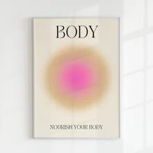 3Pcs/Set Unframed Vintage Motivational Quote Positive Aura Spiritual Grainy Gradient Wall Art, Aesthetic Room Decor, Waterproof Canvas Wall Art, Artwork Wall Painting For Gift, Bedroom, Living Room, Office, Bathroom, Home And Dormitory Decoration