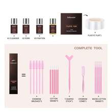 lakerain Ibcccndc眉毛塑形染色套装，全套工具，易于使用，效果持久，DIY眉毛烫染套装 - Set 1 - 查看 5