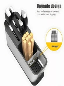 Cutlery Drainer With Knife Holder Stainless Steel - 彩色 - 查看 10