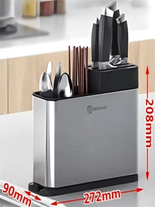 Cutlery Drainer With Knife Holder Stainless Steel - 彩色 - 查看 4