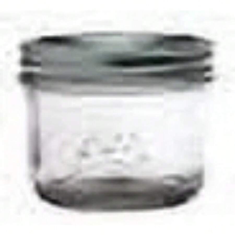 Canning Jars, Wide Mouth HalfPint (8 Oz.) Mason Jars With Lids And