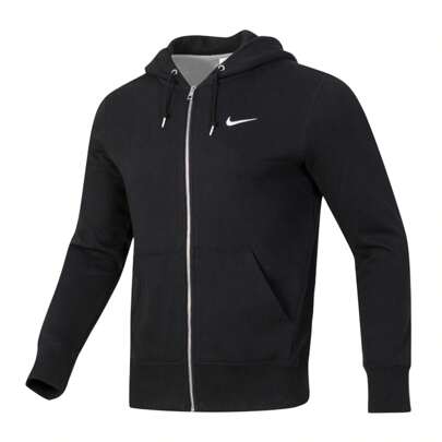 Nike AS FZ FT HOODY 外套男士運動服裝針織休閒服連帽開襟衛衣保暖夾克 521574-010