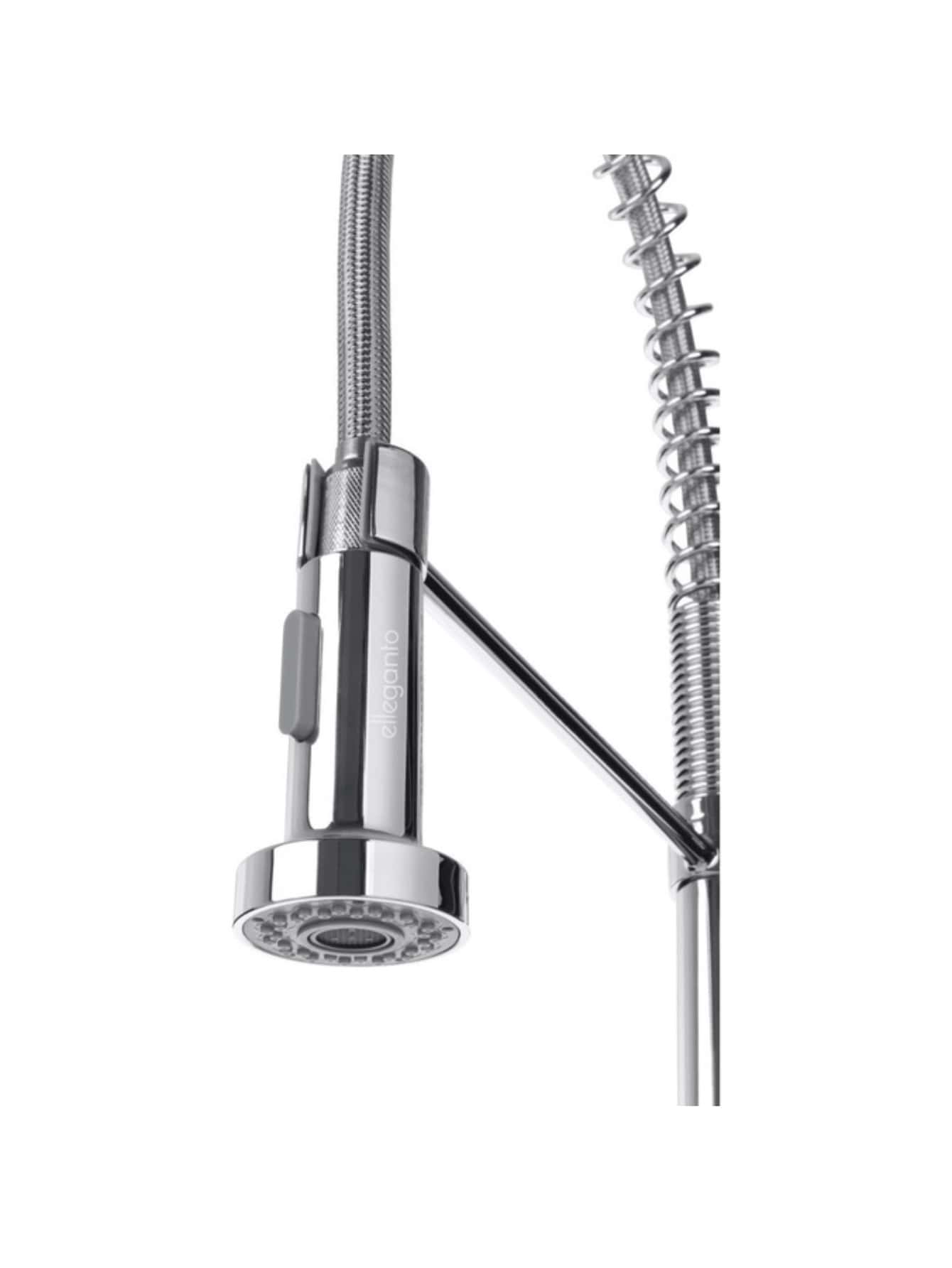 Gourmet Single Lever Hot Cold Mixer Tap Chrome Finish Kitchen Countertop Sink 6501C Immediate Shipping - 銀色 - 查看 1