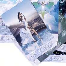 Aquarius Tarot Cards: Party Divination Game With Keyword Meanings - Classic Tarot Cards For Fortune Telling And Board Games - Zodiac - View 7