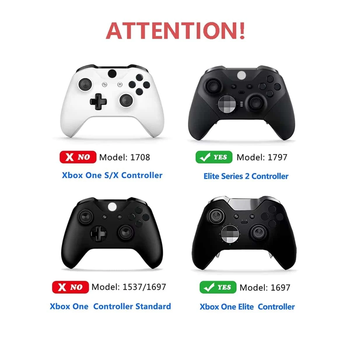 Palettes Métalliques Pour Manette Xbox One Elite Series 2 - 4 Pièces En Acier Inoxydable, Remplacement Facile - Améliore Le Gameplay - 8