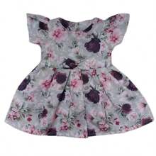 Louise Floral Christmas Party Dress For Baby Girls - Size P To 3 Years - 紫紅色 - 查看 5