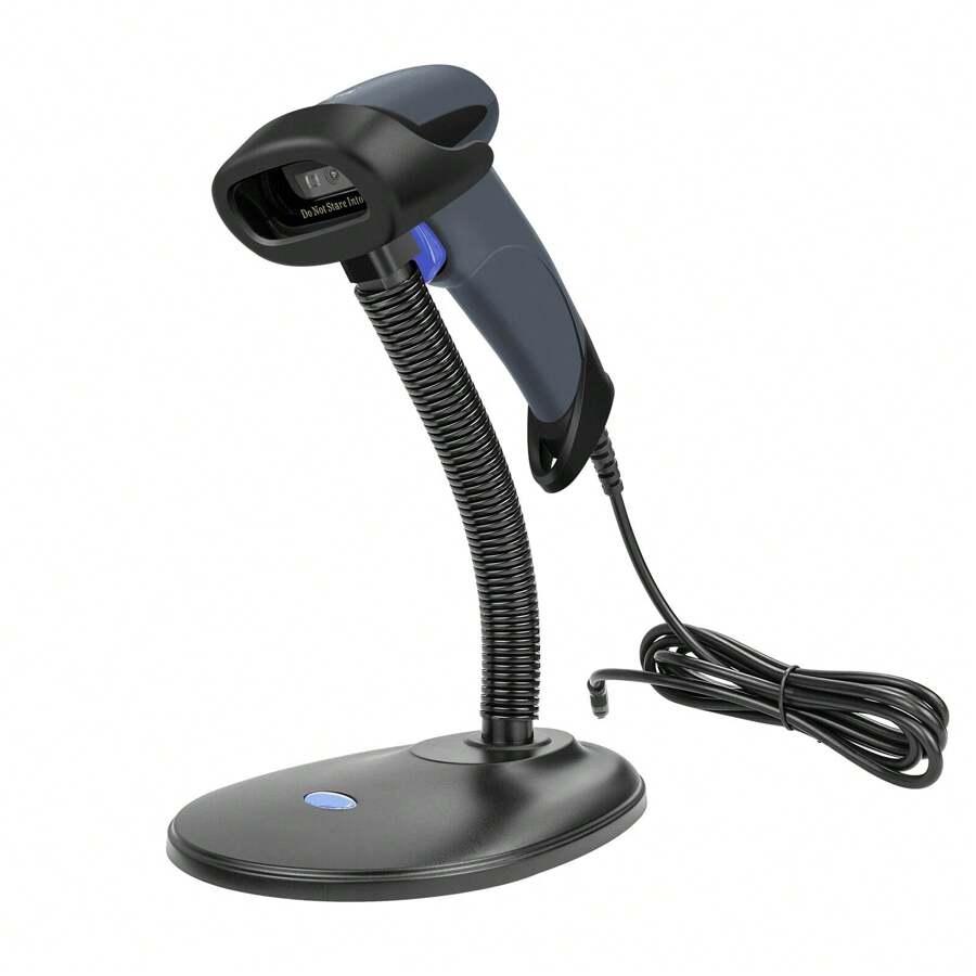 NETUM NETUM USB 2D Barcode Scanner With Stand, Handheld 1D Wired Bar