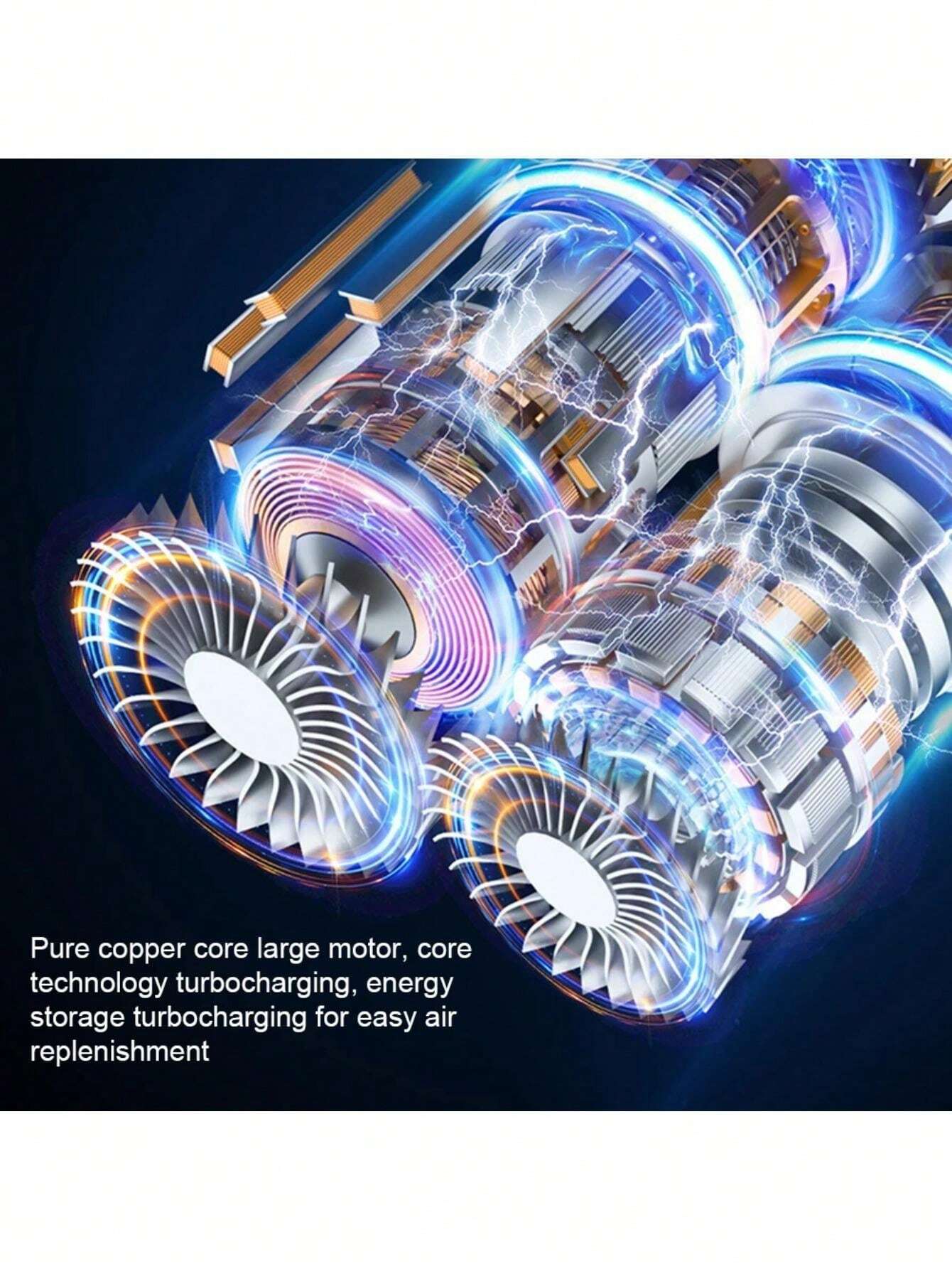 SUITU SUITU Air Compressor 2024 New Electric Inflator Car Tire Inflator