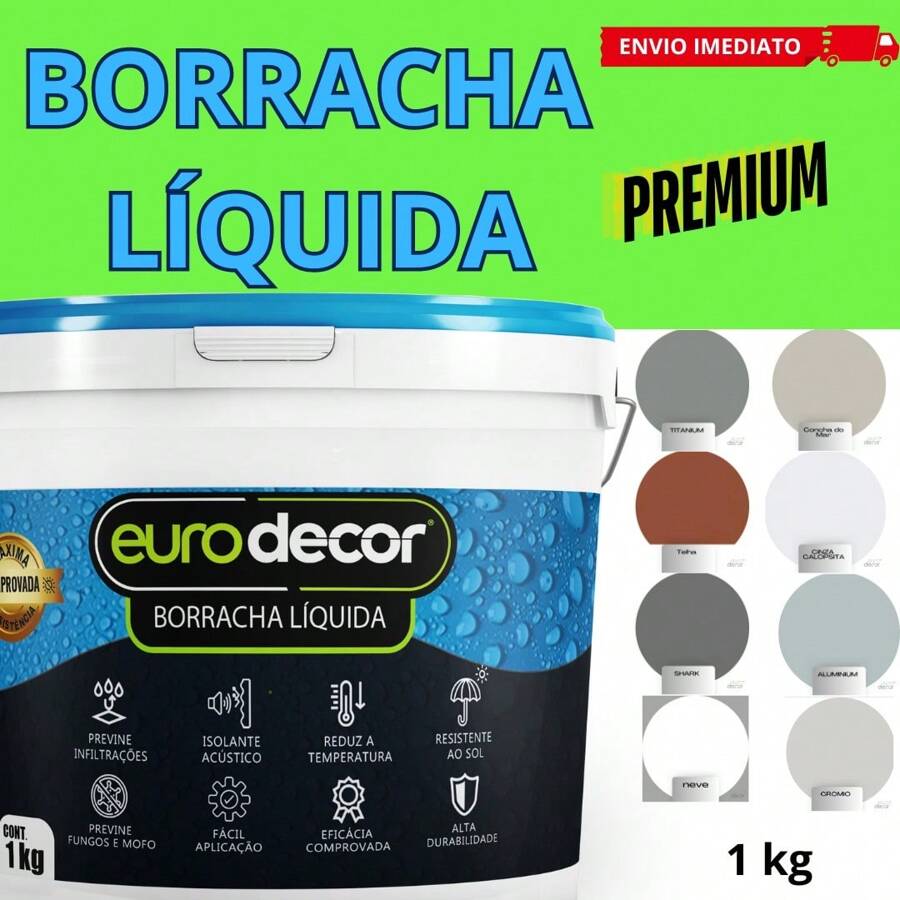 Liquid Rubber Paint 1kg Waterproofing Anti-Mildew - 瓦 - 查看 1