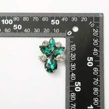 قطعة واحدة/مجموعة قطرات المياه متعددة الألوان من الزجاج المصنوعة يدويًا لديكور الملابس والقبعات والحقائب والحقائب والملصقات الزخرفية التي تُلصق على الملابس القماشية، ملحقات الشعر مصنوعة من القماش غير المنسوج مزينة بقطع الماس على شكل قطرات ماء