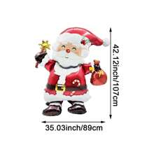 MECRLA 1 个圣诞装饰气球，4 种款式可供选择：圣诞老人、驯鹿、雪人、雪橇圣诞老人，适用于圣诞派对装饰、节日派对装饰和场景装饰 - 多種款式可選 - 查看 10