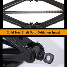 2.5T Scissor Jack + Extendable Wheel Wrench Brace Socket Car Van Tire Hand Tool - Black - View 4