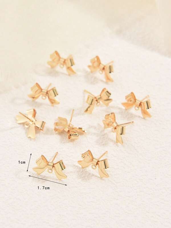 10pcs/set Bow DIY Earrings Accessory