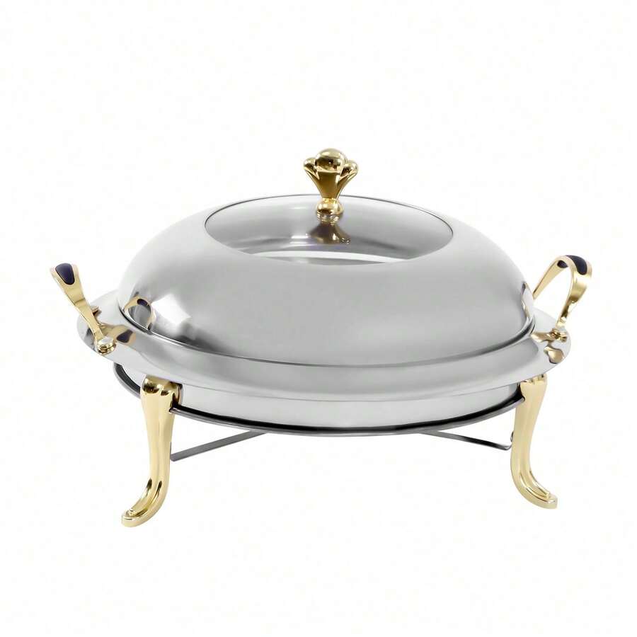 Commercial Chafing Dish Buffet Warmer, 3.2Qt Stainless Steel Chafing