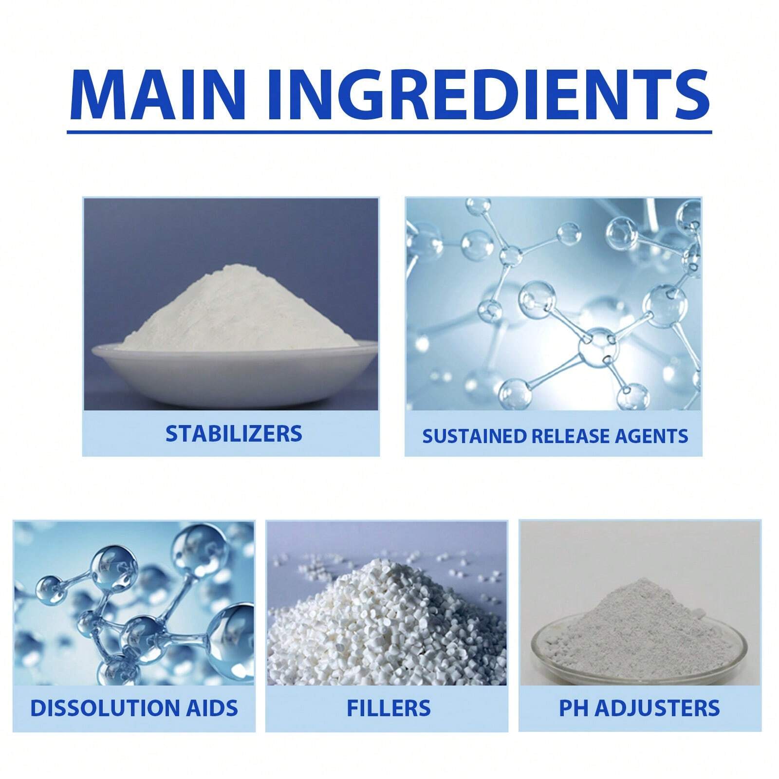 Aquarium Algae Remover Powder, Fish Tank Cleaning Agent To Remove Moss