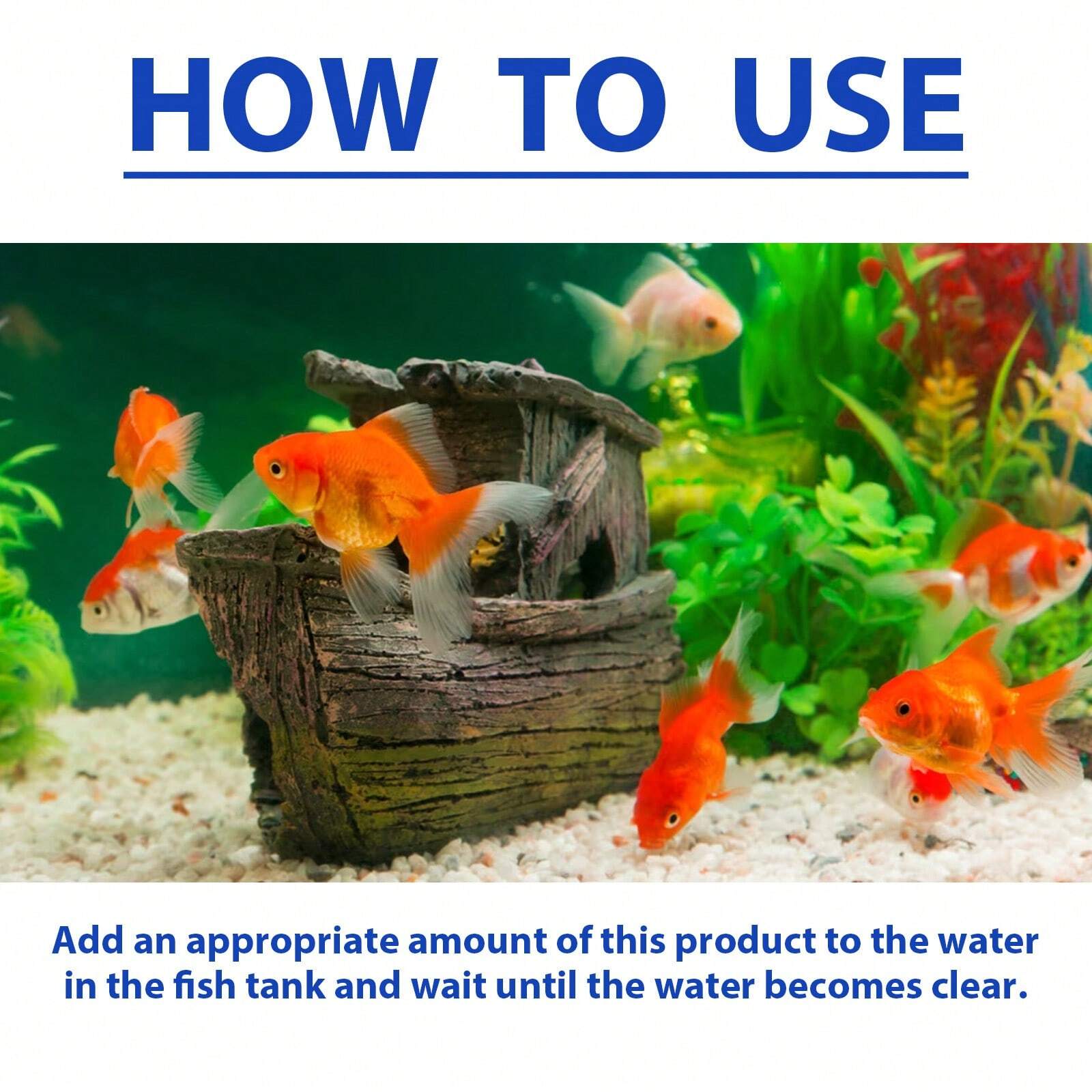 Aquarium Algae Remover Powder, Fish Tank Cleaning Agent To Remove Moss