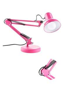 Metal Swing Arm Desk Lamp - Hot Pink - View 3
