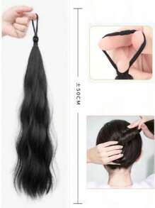 19 英寸合成 Topsy Tail 发髻制作器，耐热纤维染色马尾辫，DIY 头发丰盈工具 - 彩色 - 查看 11