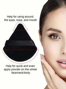 100/50/30/20/10/5/1pc Miếng mút trang điểm, Bông mút trang điểm, Miếng mút trang điểm, Bông mút phấn tam giác, Miếng mút trang điểm mini, Bộ mút trang điểm, Bộ dụng cụ trang điểm, Dụng cụ trang điểm chuyên nghiệp, Miếng mút trang điểm hình giọt nước, Miếng mút trang điểm, Miếng mút che khuyết điểm siêu mềm, Thích hợp cho mỹ phẩm dạng lỏng và dạng kem, Hỗn hợp mút trang điểm ướt và khô cho mặt, Bông mút phấn nhung, Dụng cụ trang điểm du lịch cầm tay, Miếng mút trang điểm ướt và khô, Dụng cụ trang điểm có thể tái sử dụng và giặt được, Thích hợp cho mọi loại da, - màu đen - Xem 5