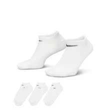 Nike 3 双男/女款轻便日常训练短袜，速干柔软休闲跑步健身运动袜 SX7678-100