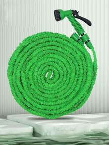 30 米可扩展高压洗车软管带喷枪，柔性魔术水管，适用于洗车和园艺，带可调喷嘴 - 彩色 - 查看 5