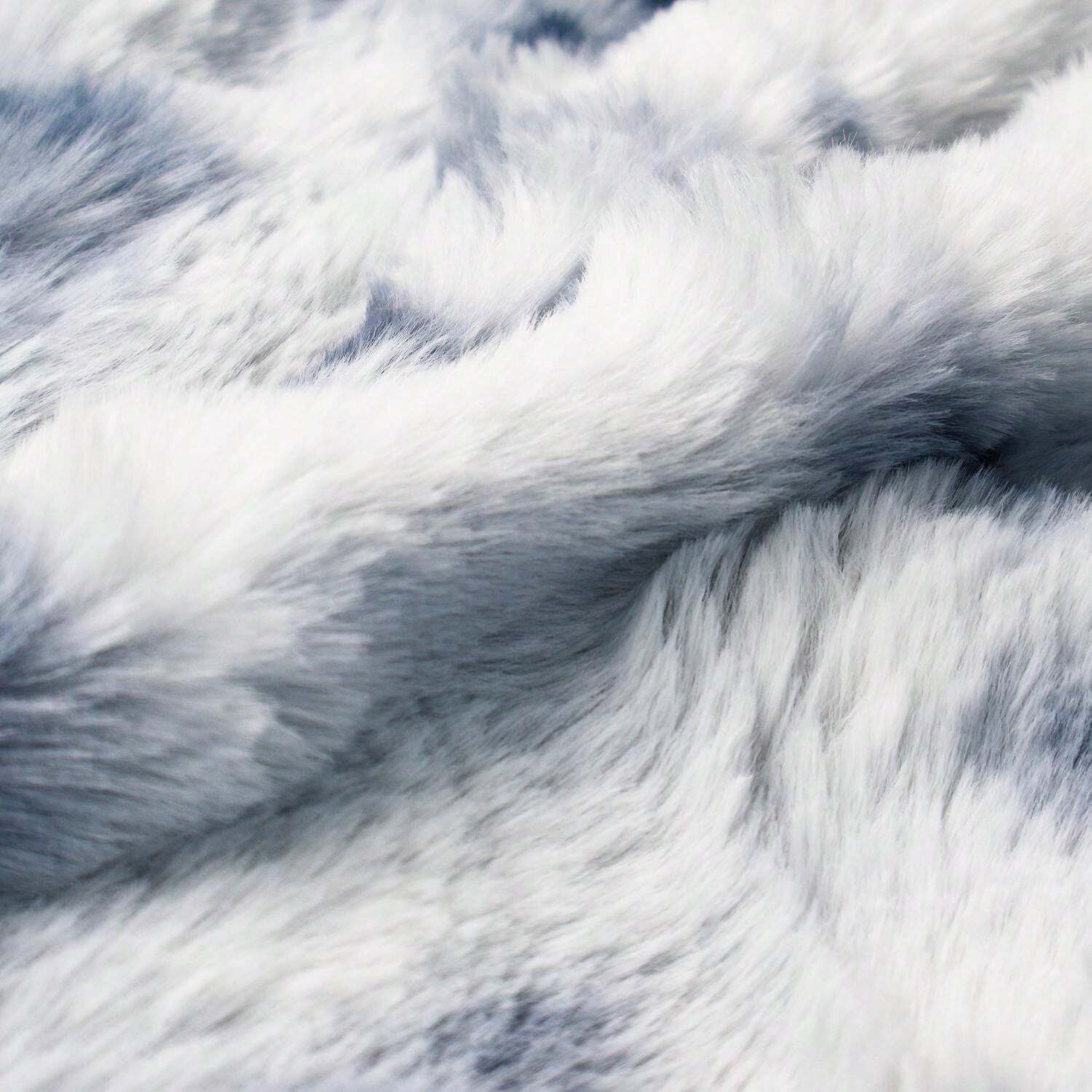 JULY 1pc Cozy Rabbit Fur Plush Blanket Queen Twin King Size Luxury