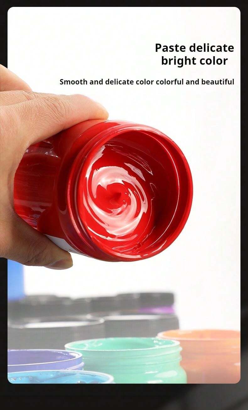 5D Painter Acrylic Paint 300ml Bucket Pack, Student And Professional Grade, NonFading